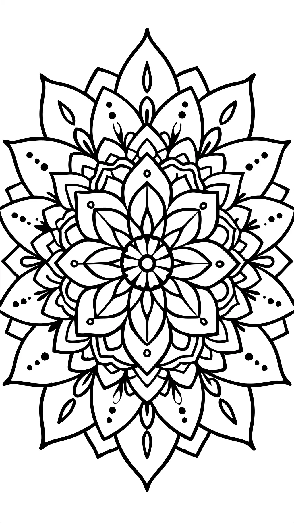 printable stress relief mandala coloring pages